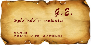 Gyökér Eudoxia névjegykártya